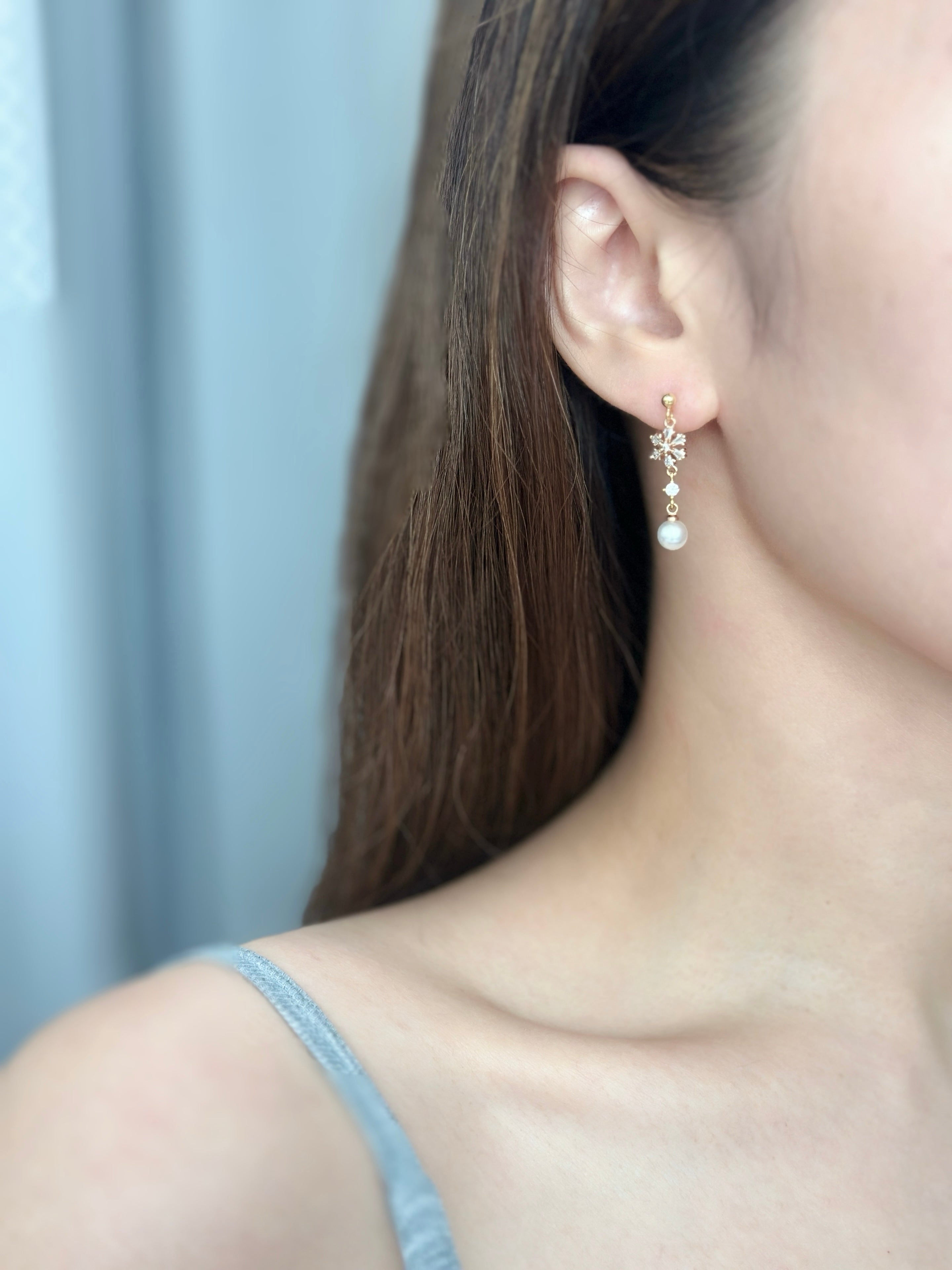 ❄︎ ° 𝑆𝑛𝑜𝑤𝑓𝑙𝑎𝑘𝑒 𝑆𝑝𝑎𝑟𝑘 𝑃𝑒𝑎𝑟𝑙 𝐷𝑟𝑜𝑝𝑠