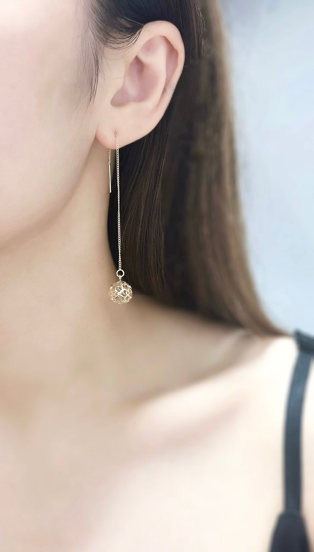 Golden Hollow Zirconia Drops